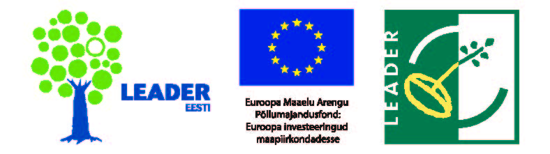 LEADER, Euroopa Liidu ja PRIA toetuse teavitus